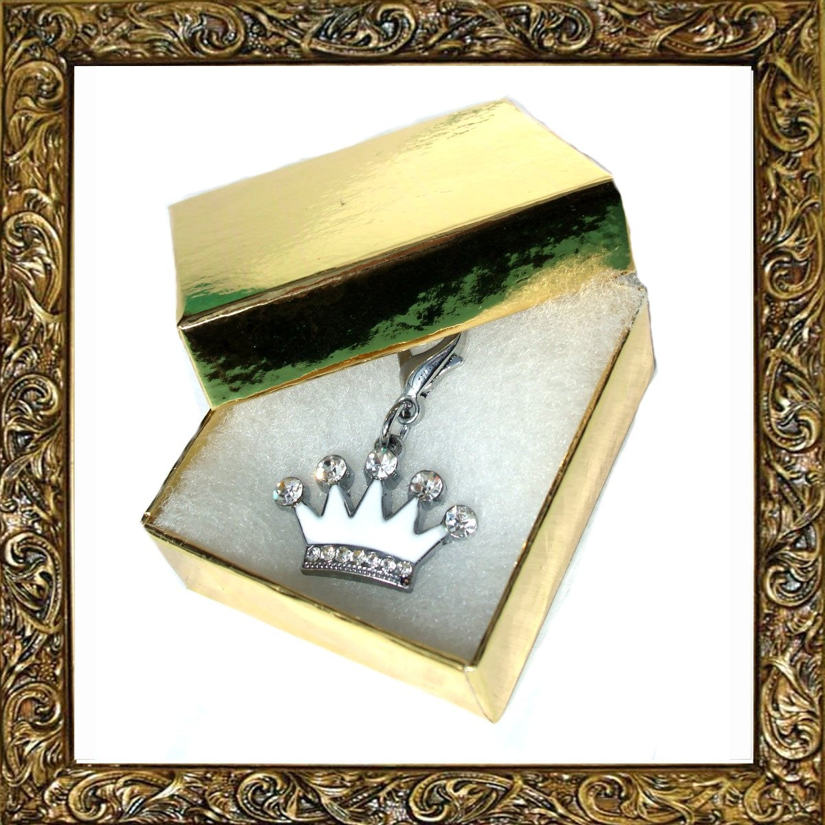 Prince Crystal Enamel Crown Charm-2