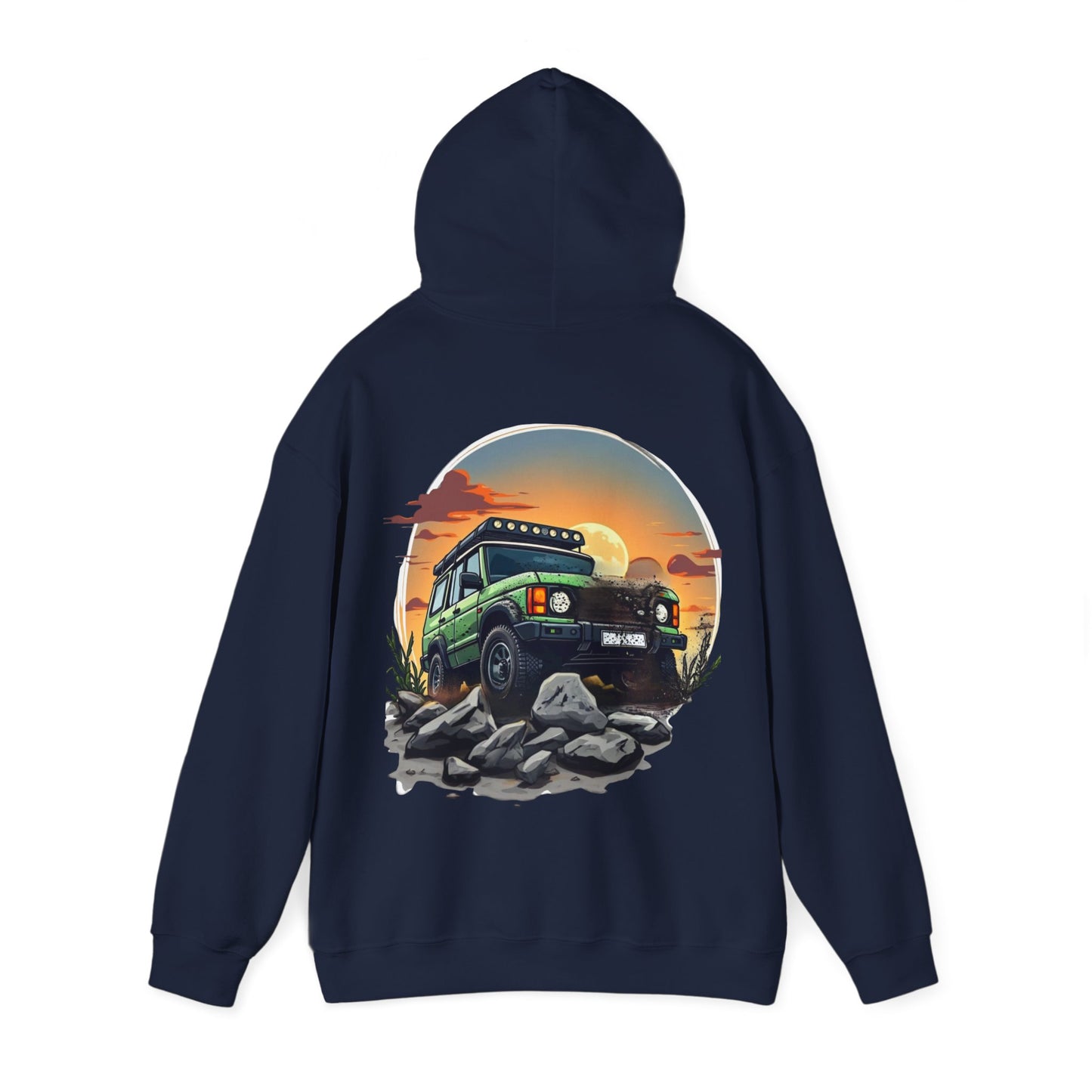 Adventure Hoodie with Fun SUV Design, Great for Road Trips, Gift for Car Lovers, Perfect for Outdoor Adventures, Casual Wear, Unique