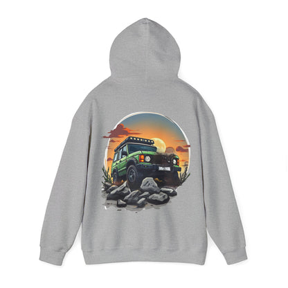 Adventure Hoodie with Fun SUV Design, Great for Road Trips, Gift for Car Lovers, Perfect for Outdoor Adventures, Casual Wear, Unique