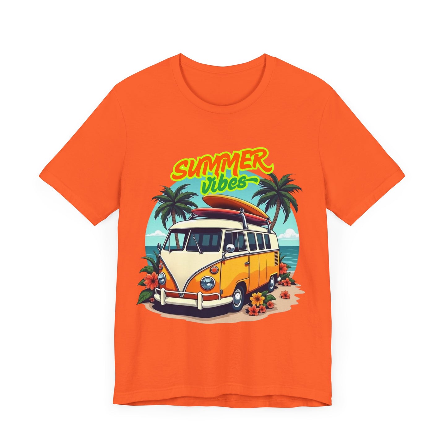 Vintage Summer Vibes Tee, Beach Shirt, Vacation Apparel, Gift for Travel Lovers, Relaxed Fit T-Shirt