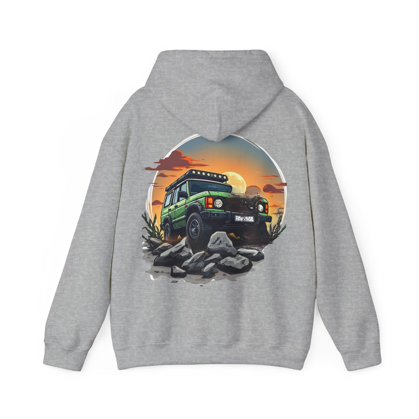 Adventure Hoodie with Fun SUV Design, Great for Road Trips, Gift for Car Lovers, Perfect for Outdoor Adventures, Casual Wear, Unique