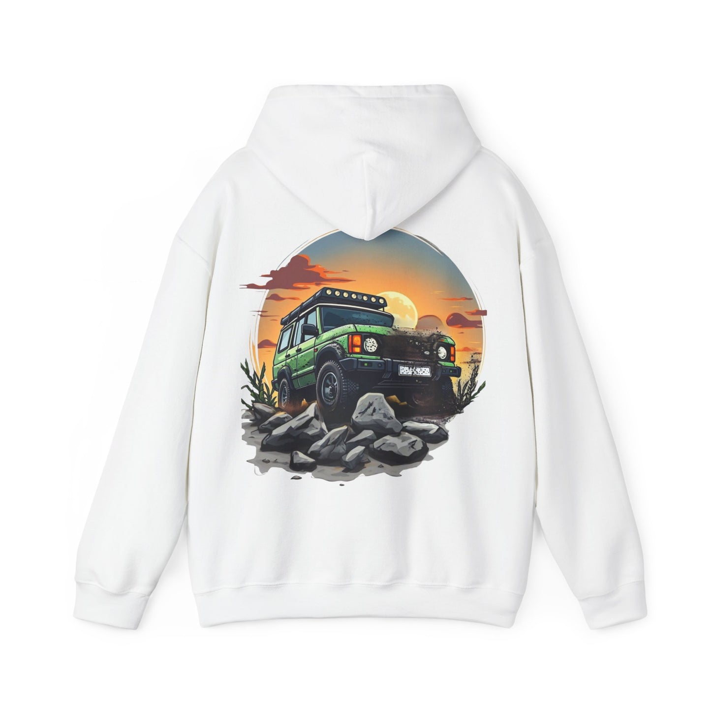 Adventure Hoodie with Fun SUV Design, Great for Road Trips, Gift for Car Lovers, Perfect for Outdoor Adventures, Casual Wear, Unique