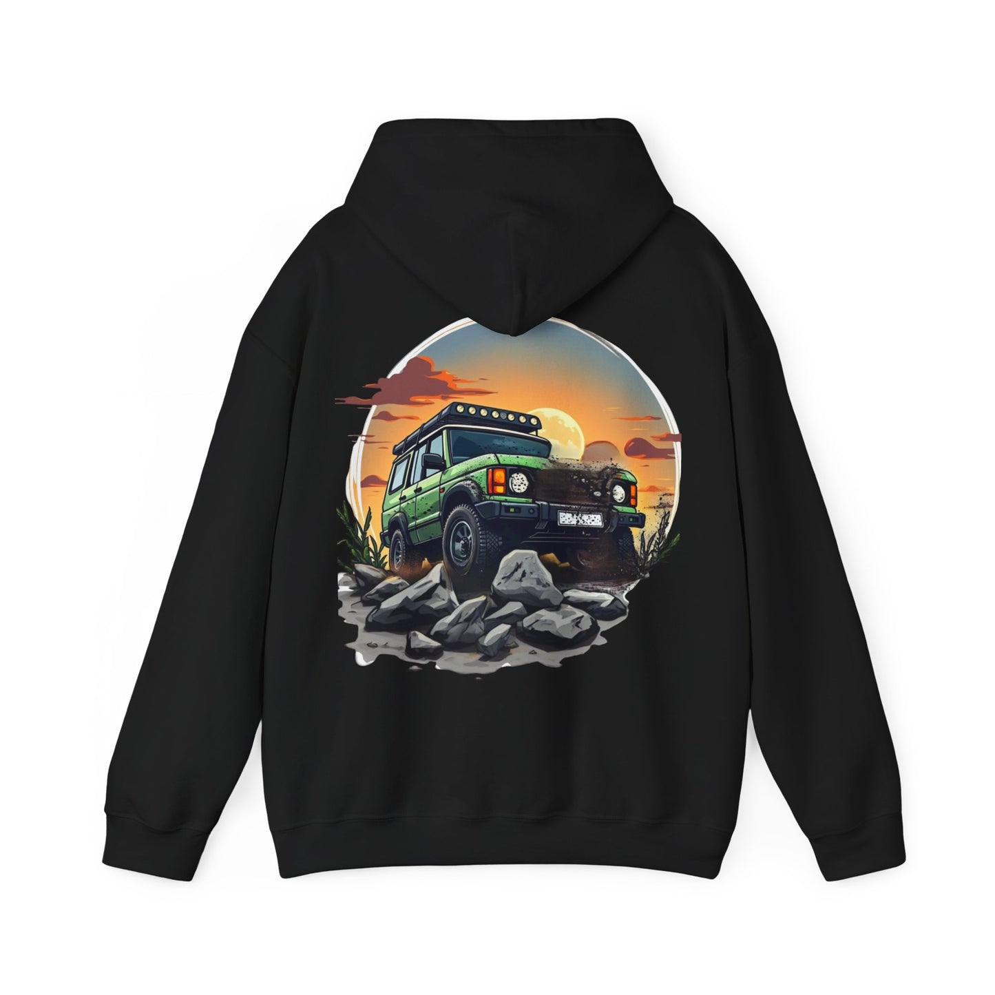 Adventure Hoodie with Fun SUV Design, Great for Road Trips, Gift for Car Lovers, Perfect for Outdoor Adventures, Casual Wear, Unique