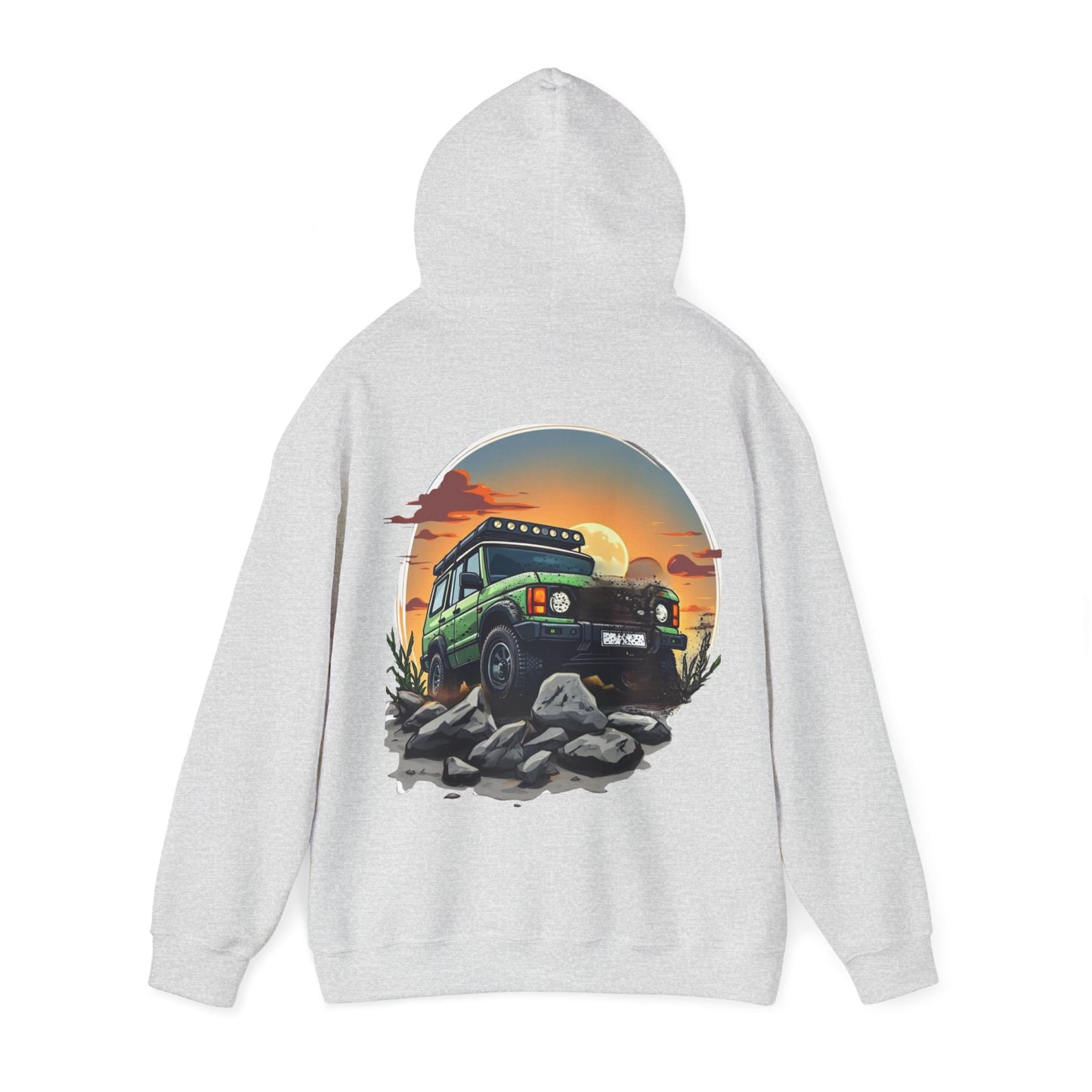 Adventure Hoodie with Fun SUV Design, Great for Road Trips, Gift for Car Lovers, Perfect for Outdoor Adventures, Casual Wear, Unique