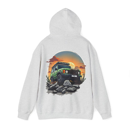 Adventure Hoodie with Fun SUV Design, Great for Road Trips, Gift for Car Lovers, Perfect for Outdoor Adventures, Casual Wear, Unique