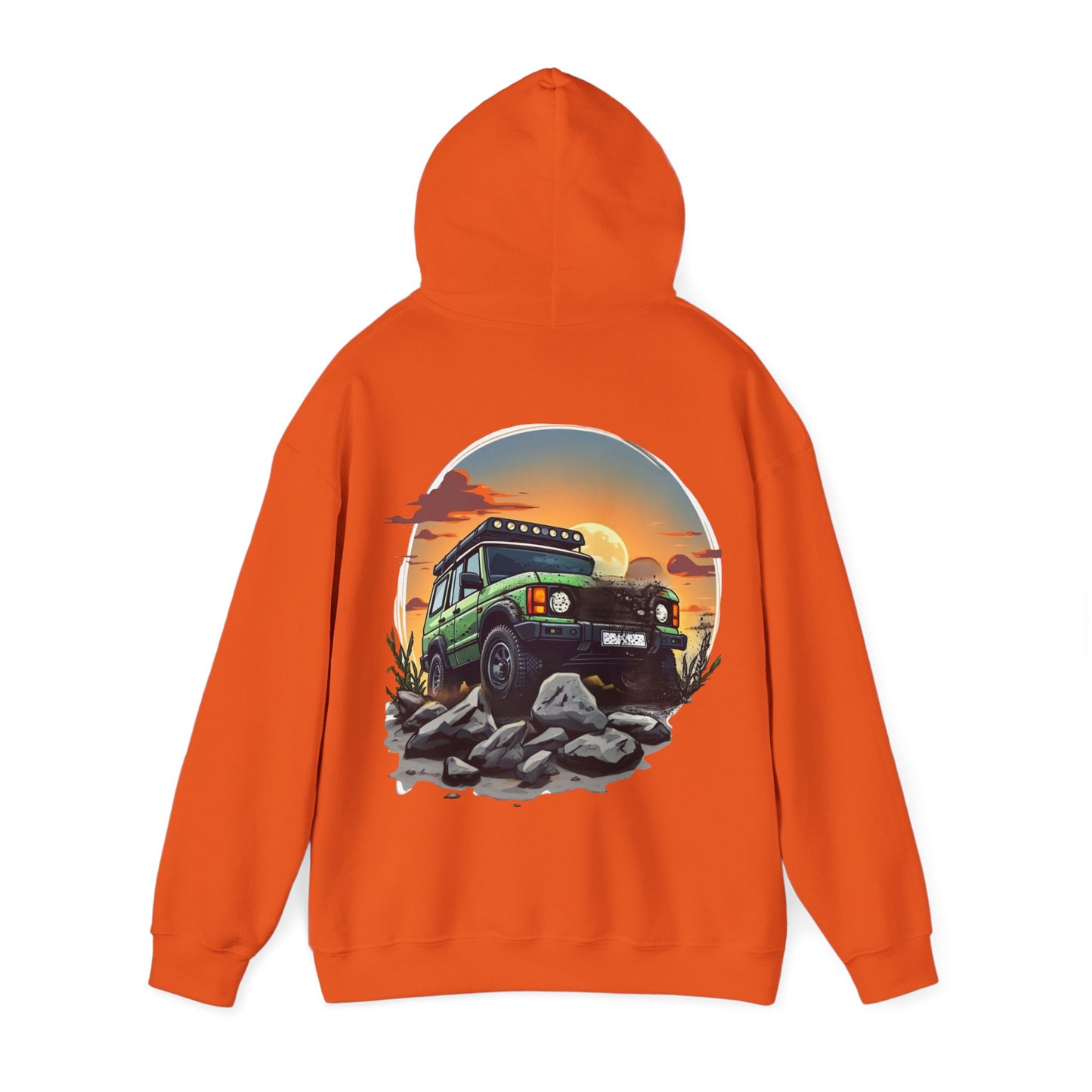 Adventure Hoodie with Fun SUV Design, Great for Road Trips, Gift for Car Lovers, Perfect for Outdoor Adventures, Casual Wear, Unique