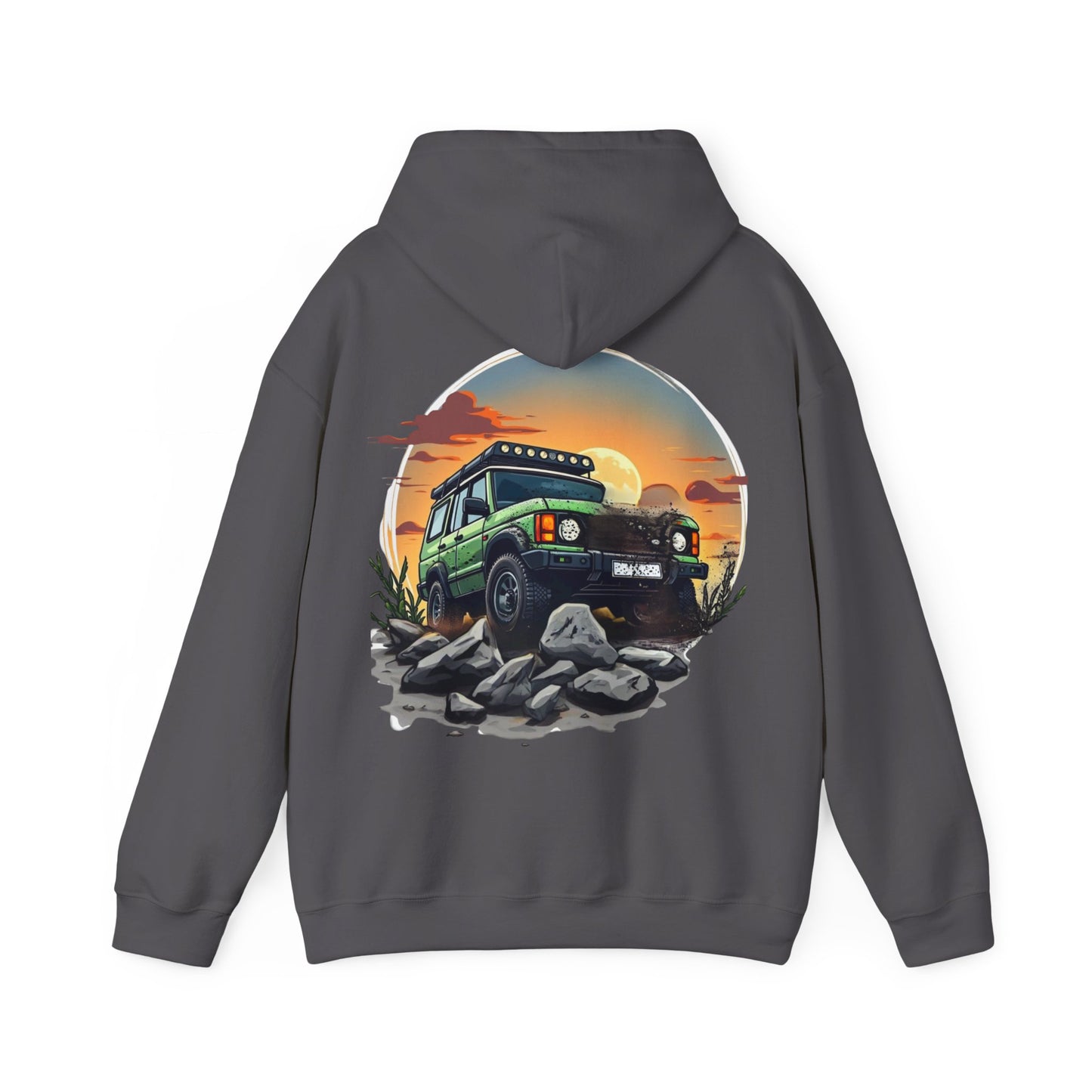 Adventure Hoodie with Fun SUV Design, Great for Road Trips, Gift for Car Lovers, Perfect for Outdoor Adventures, Casual Wear, Unique