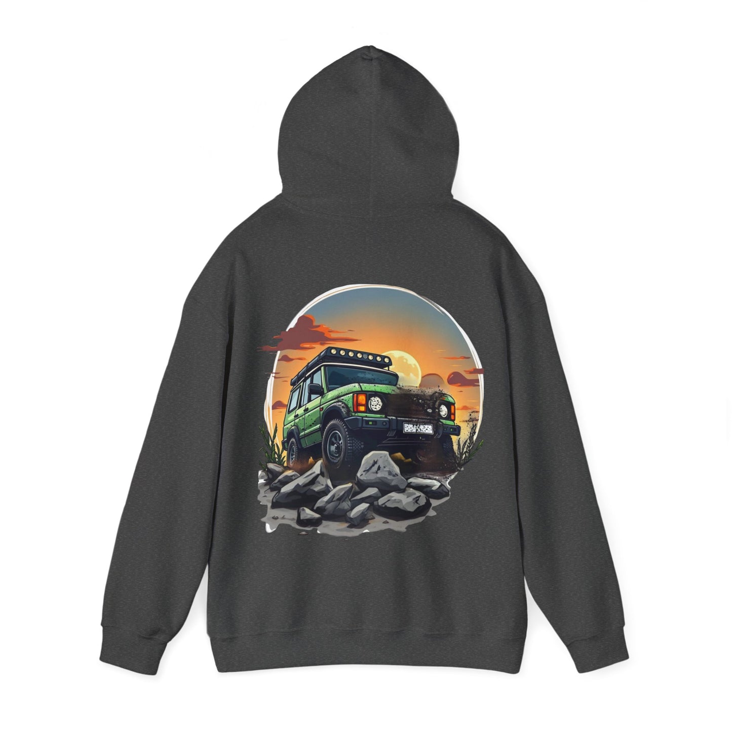 Adventure Hoodie with Fun SUV Design, Great for Road Trips, Gift for Car Lovers, Perfect for Outdoor Adventures, Casual Wear, Unique