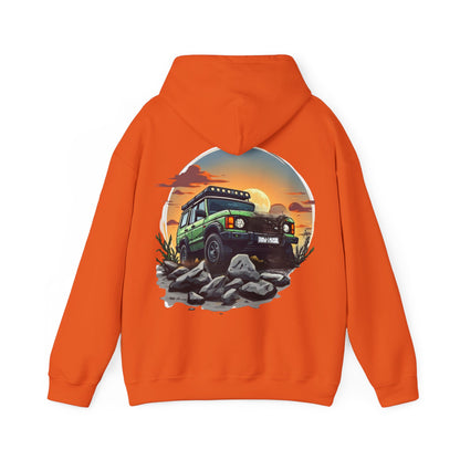 Adventure Hoodie with Fun SUV Design, Great for Road Trips, Gift for Car Lovers, Perfect for Outdoor Adventures, Casual Wear, Unique
