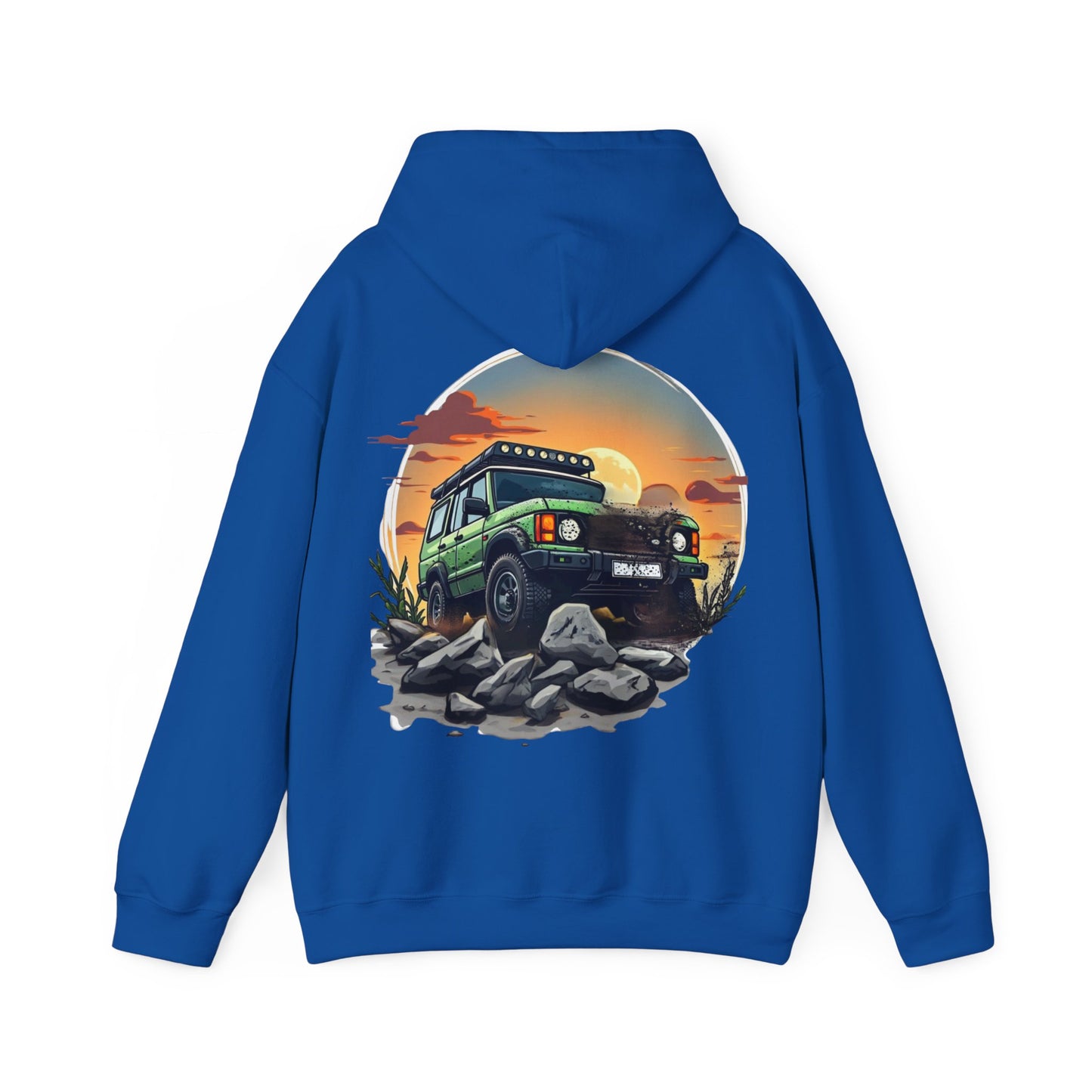 Adventure Hoodie with Fun SUV Design, Great for Road Trips, Gift for Car Lovers, Perfect for Outdoor Adventures, Casual Wear, Unique