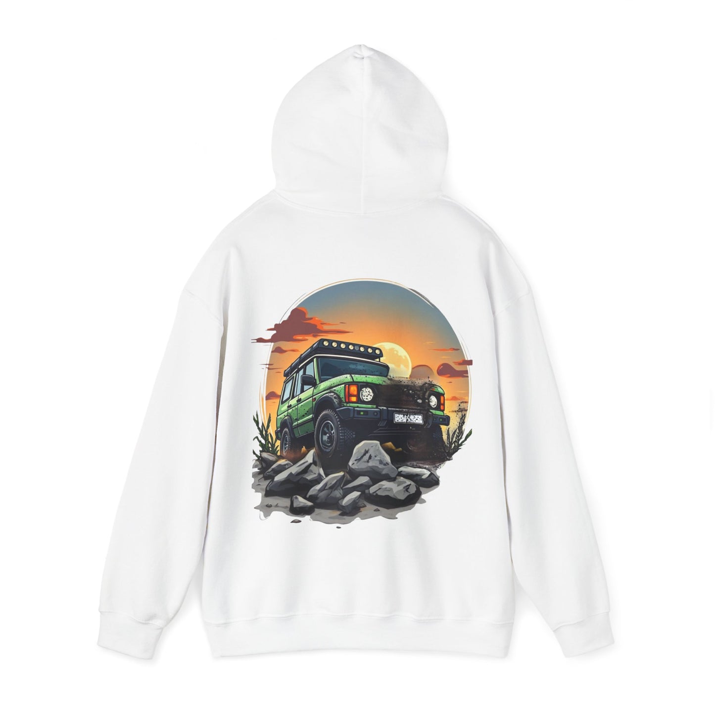 Adventure Hoodie with Fun SUV Design, Great for Road Trips, Gift for Car Lovers, Perfect for Outdoor Adventures, Casual Wear, Unique