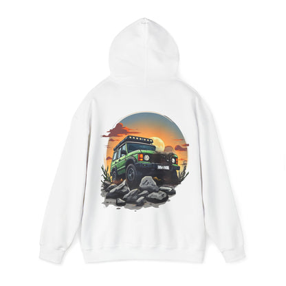 Adventure Hoodie with Fun SUV Design, Great for Road Trips, Gift for Car Lovers, Perfect for Outdoor Adventures, Casual Wear, Unique