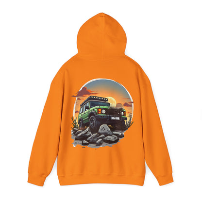 Adventure Hoodie with Fun SUV Design, Great for Road Trips, Gift for Car Lovers, Perfect for Outdoor Adventures, Casual Wear, Unique