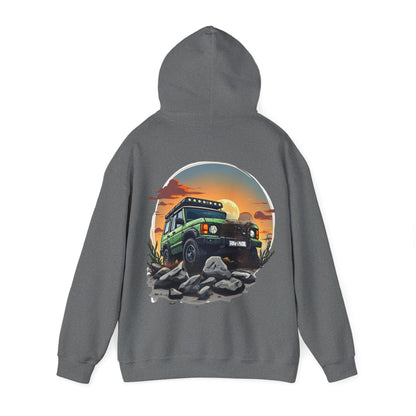 Adventure Hoodie with Fun SUV Design, Great for Road Trips, Gift for Car Lovers, Perfect for Outdoor Adventures, Casual Wear, Unique