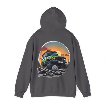 Adventure Hoodie with Fun SUV Design, Great for Road Trips, Gift for Car Lovers, Perfect for Outdoor Adventures, Casual Wear, Unique