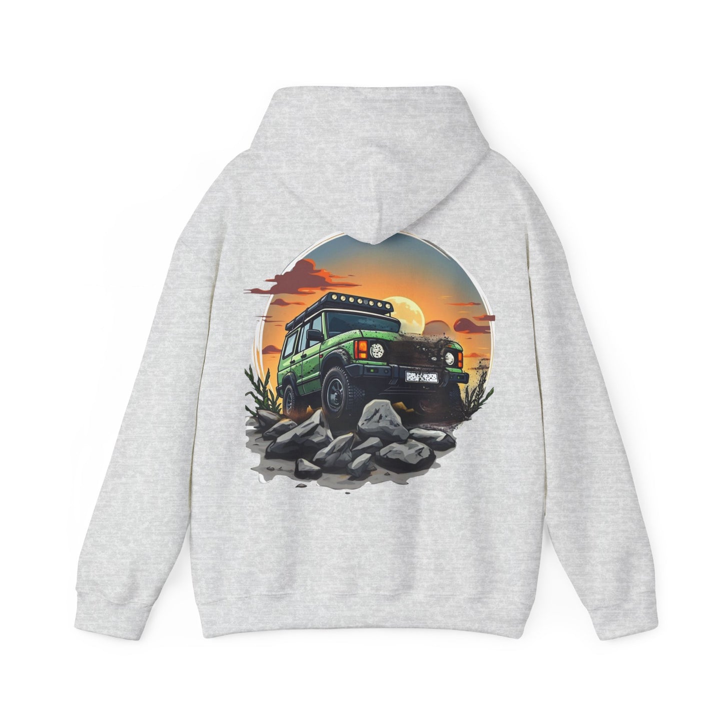 Adventure Hoodie with Fun SUV Design, Great for Road Trips, Gift for Car Lovers, Perfect for Outdoor Adventures, Casual Wear, Unique