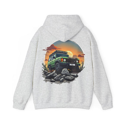 Adventure Hoodie with Fun SUV Design, Great for Road Trips, Gift for Car Lovers, Perfect for Outdoor Adventures, Casual Wear, Unique