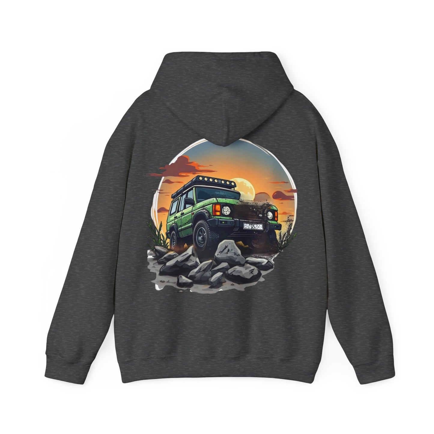 Adventure Hoodie with Fun SUV Design, Great for Road Trips, Gift for Car Lovers, Perfect for Outdoor Adventures, Casual Wear, Unique
