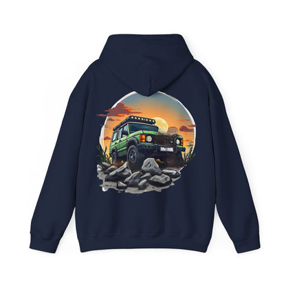 Adventure Hoodie with Fun SUV Design, Great for Road Trips, Gift for Car Lovers, Perfect for Outdoor Adventures, Casual Wear, Unique