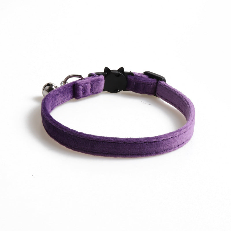 Bowknot Velvet Pet Collars for Dogs-9