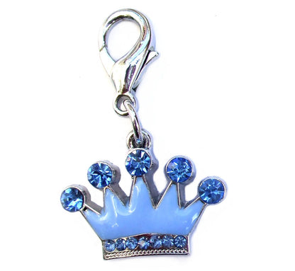 Prince Crystal Enamel Crown Charm-0